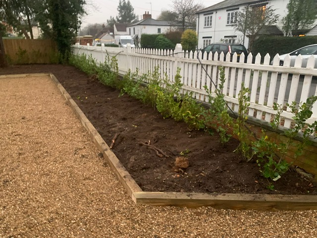 Drive work in Shurlock Row